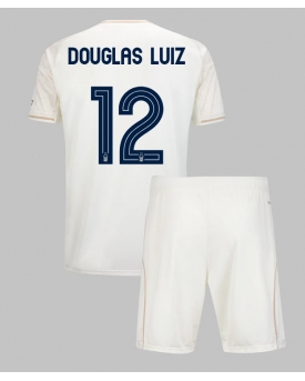 Billige Fotballdrakt Nottingham Forest Douglas Luiz #12 Replika Bortedraktsett Barn 2025-26 Kortermet (med bukser)